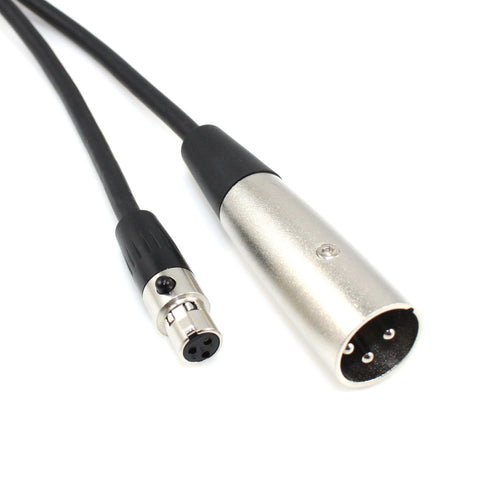 YPA A93C TA3F to Male XLR Microphone Cable for U851R MX393 - 15'