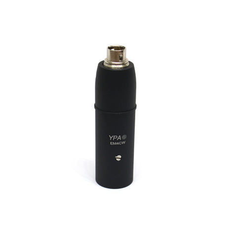 YPA EM4CW Wired Microphone Preamp Adapter for Audio Technica (cW-Style 4-Pin to XLR)