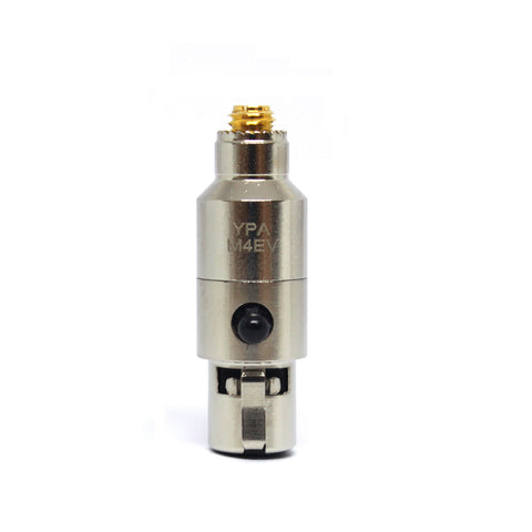 YPA M4EV Locking Adapter Compatible with DPA Microphones Fits Electrovoice Bodypack Transmitters TA4F