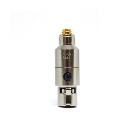 YPA M4L Locking Adapter Compatible with DPA Microphones Fits Lectrosonics Bodypack Transmitters TA5F