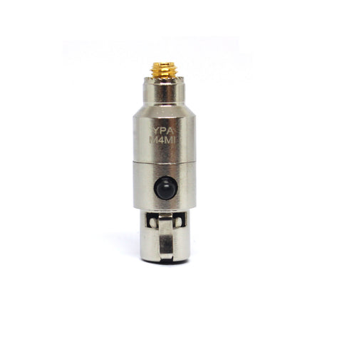 YPA M4MI Locking Adapter Compatible with DPA Microphones Fits Mipro Bodypack Transmitters TA4F