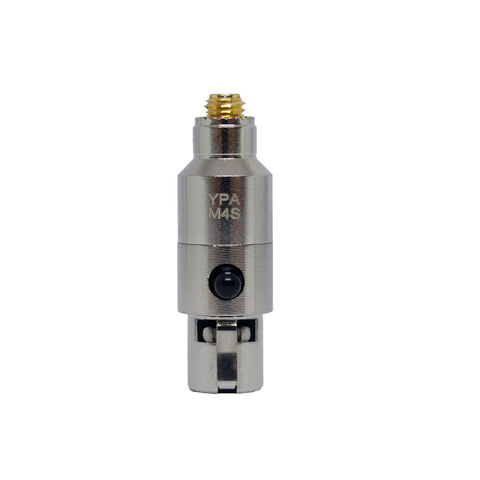 YPA M4S Locking Adapter Compatible with DPA Microphones Fits SHURE Bodypack Transmitters TA4F
