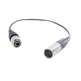 YPA TA4F-CH Cable Adapter Adapts a TA4F lavalier connector to Audio Technica CH Style for use with Shure (TA4F to CH Style)
