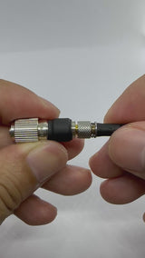 YPA M4CH Locking Adapter Compatible with DPA Microphones Fits Audio Technica cH-style Bodypack Transmitters