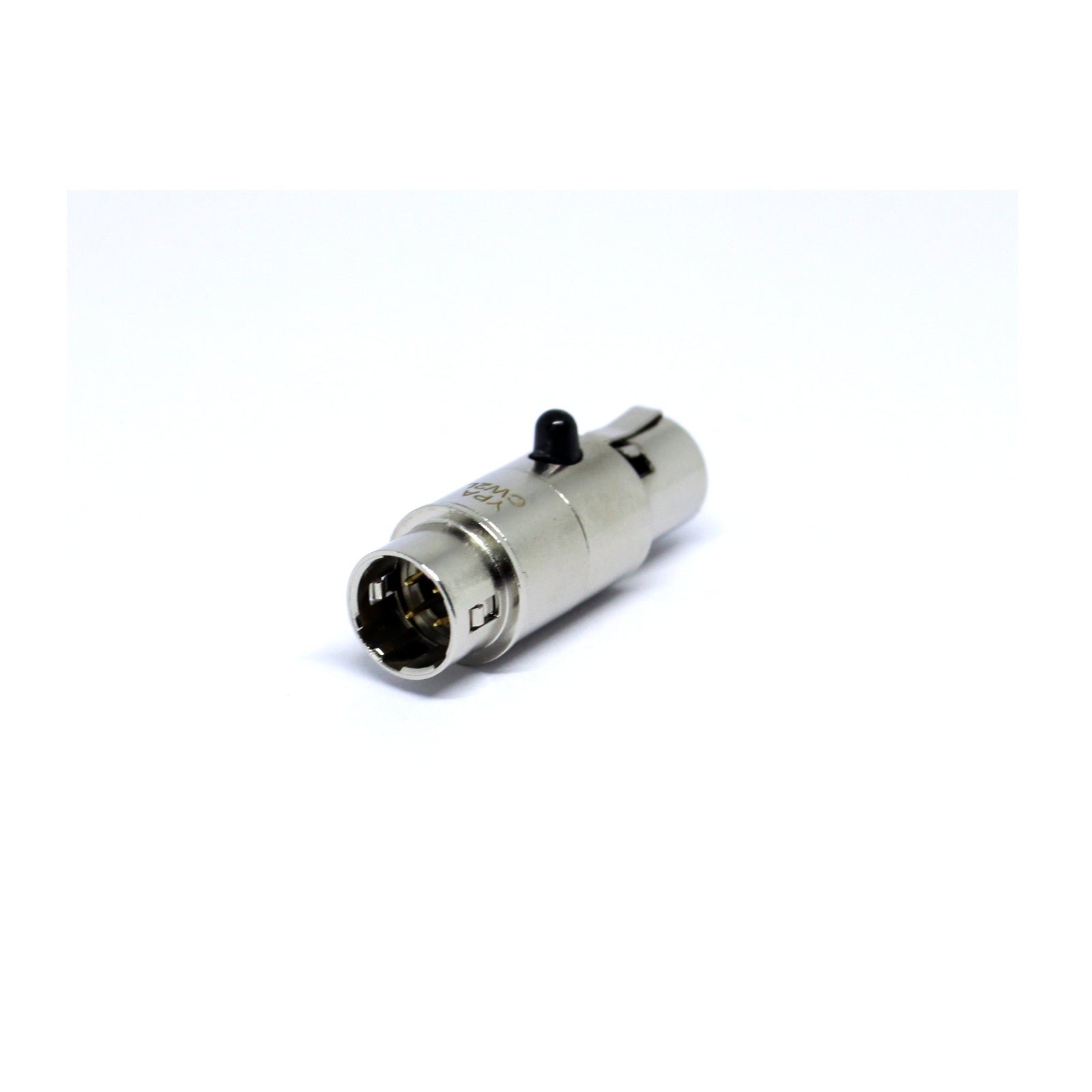 YPA MICROPHONES CW2L ADAPTER CONVERTS AUDIO TECHNIA CW-STYLE MIC TO Lectrosonics WIRELESS TRANSMITTER TA5F