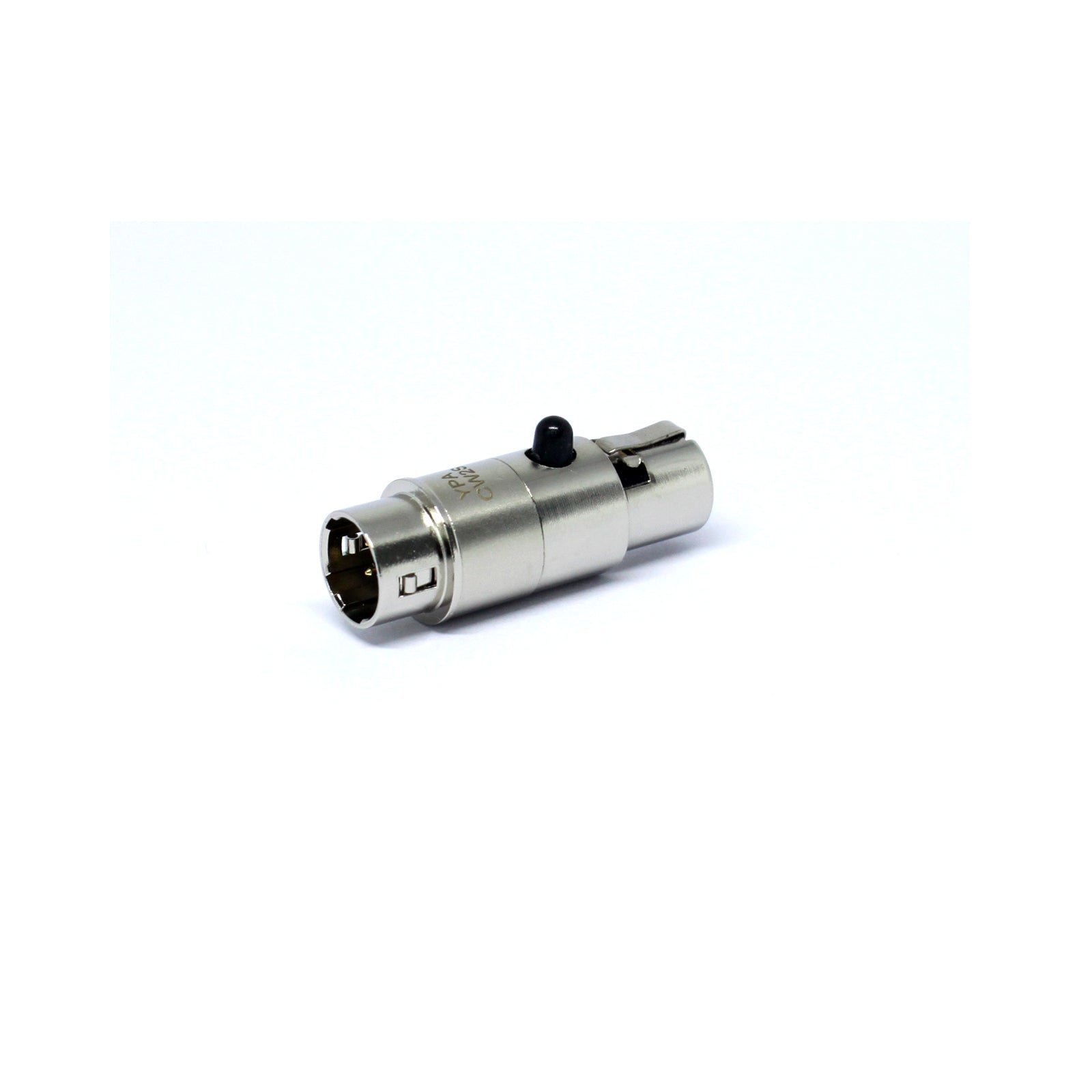 YPA Microphones cW2S Adapter Adapts Audio Technia a cW-style 4-pin lavalier connector to TA4F for use with Shure (cW-style  4-pin TA4F)