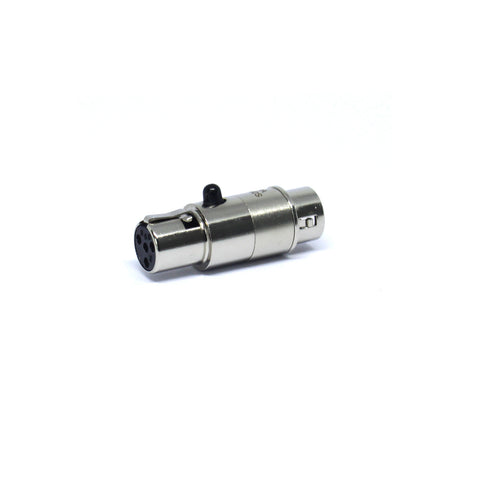 YPA Microphones cW2S Adapter Adapts Audio Technia a cW-style 4-pin lavalier connector to TA4F for use with Shure (cW-style  4-pin TA4F)