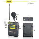 MICRODOT M200 2-Person Camera-Mount Wireless Omni Lavalier Microphone System