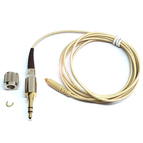 Microdot AC4016SLL Detachable Cable With TA4F Swithcraft type Connector for 4016 Headset Headworn Microphone - Shure Wireless