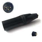 YPA C4XLR MicroDot to 3-pin XLR (P48) Adapter