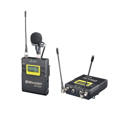 MICRODOT M200 Camera-Mount Wireless Uni Lavalier Microphone System