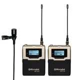 Microdot M100 Interview Wireless IN EAR Monitor Cardioid Lavalier Microphone System (590 to 615 MHz)