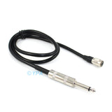 YPA IC4T Guitar Bass Instrument Cable For Audio Technica Wireless Mic System