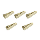 YPA MMC35 BEIGE Mic Clip FOR Headset Tie-clip Lapel Microphone Cable 5PCS